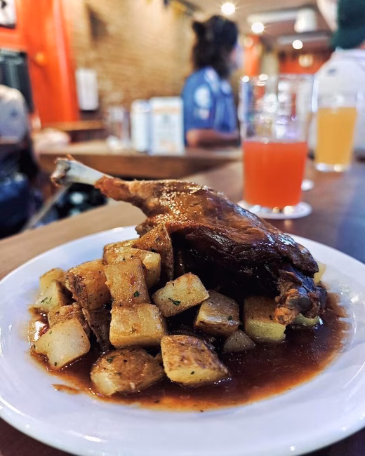 Double Menton et Saucisson - Cuisse de canard confit