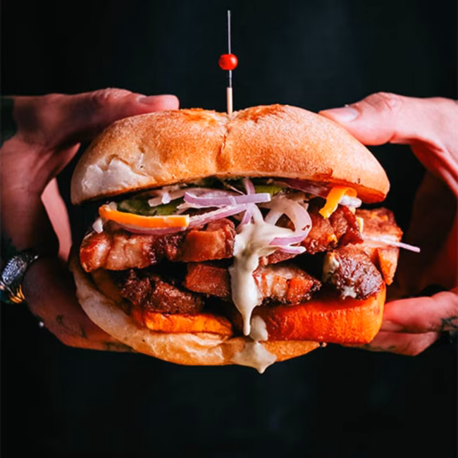 Barranco - Sandwich de chicharron